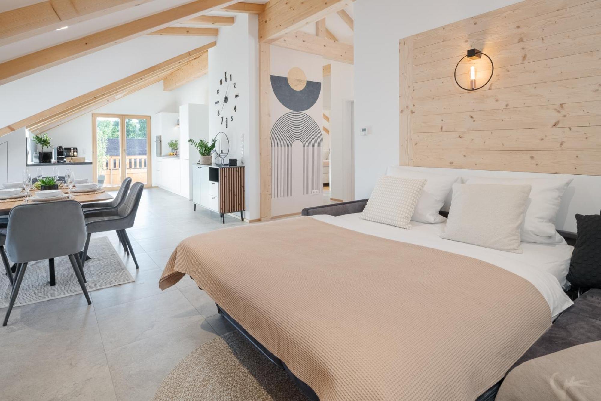 Fenjoy: Ferienapartment Mit Bergblick / Balkon / Bbq Bernau am Chiemsee Eksteriør bilde