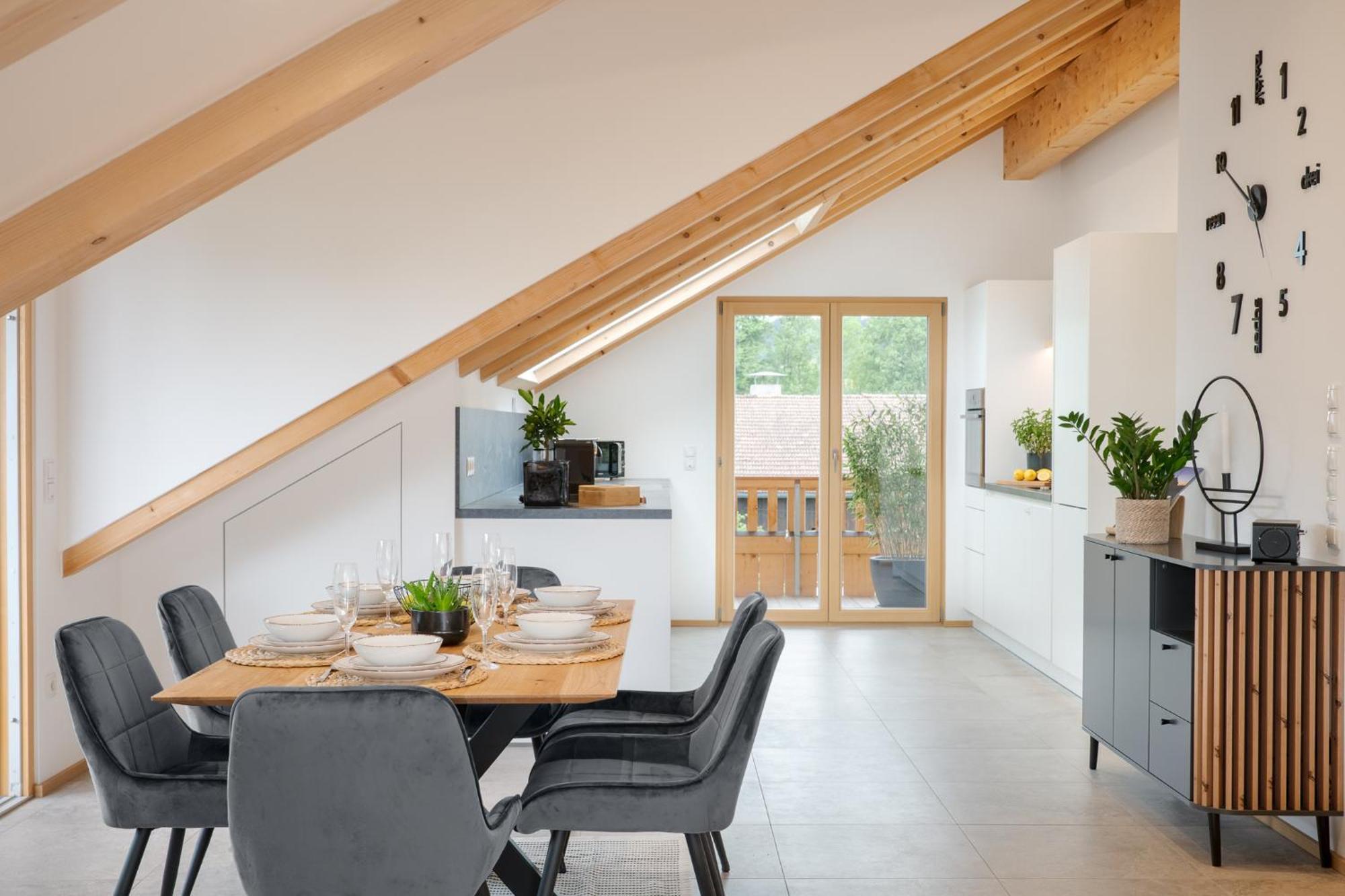 Fenjoy: Ferienapartment Mit Bergblick / Balkon / Bbq Bernau am Chiemsee Eksteriør bilde