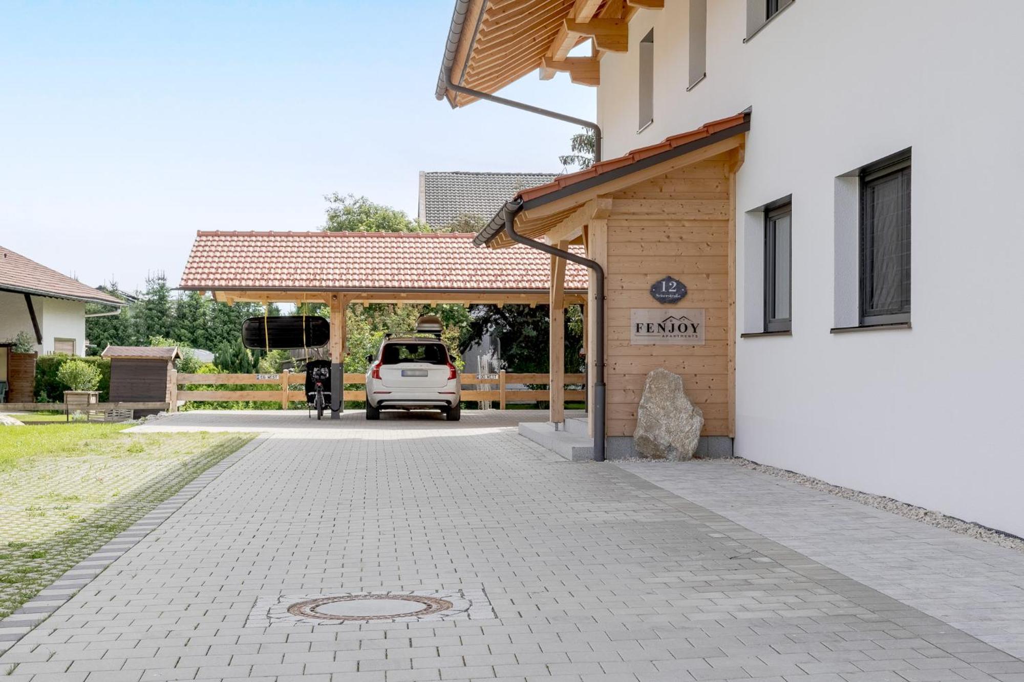 Fenjoy: Ferienapartment Mit Bergblick / Balkon / Bbq Bernau am Chiemsee Eksteriør bilde